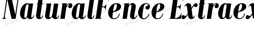 NaturalFence Extraex字体转换 NaturalFence Extraex字体转换